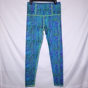 Tutublue Swim Leggings XL Watercolor UPF50 Mid Rise